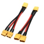 Cavo Sdoppiatore a Y per Batteria Parallela con Connettore XT60 XT90, Filo in Silicone 14AWG per Batteria e Motore RC